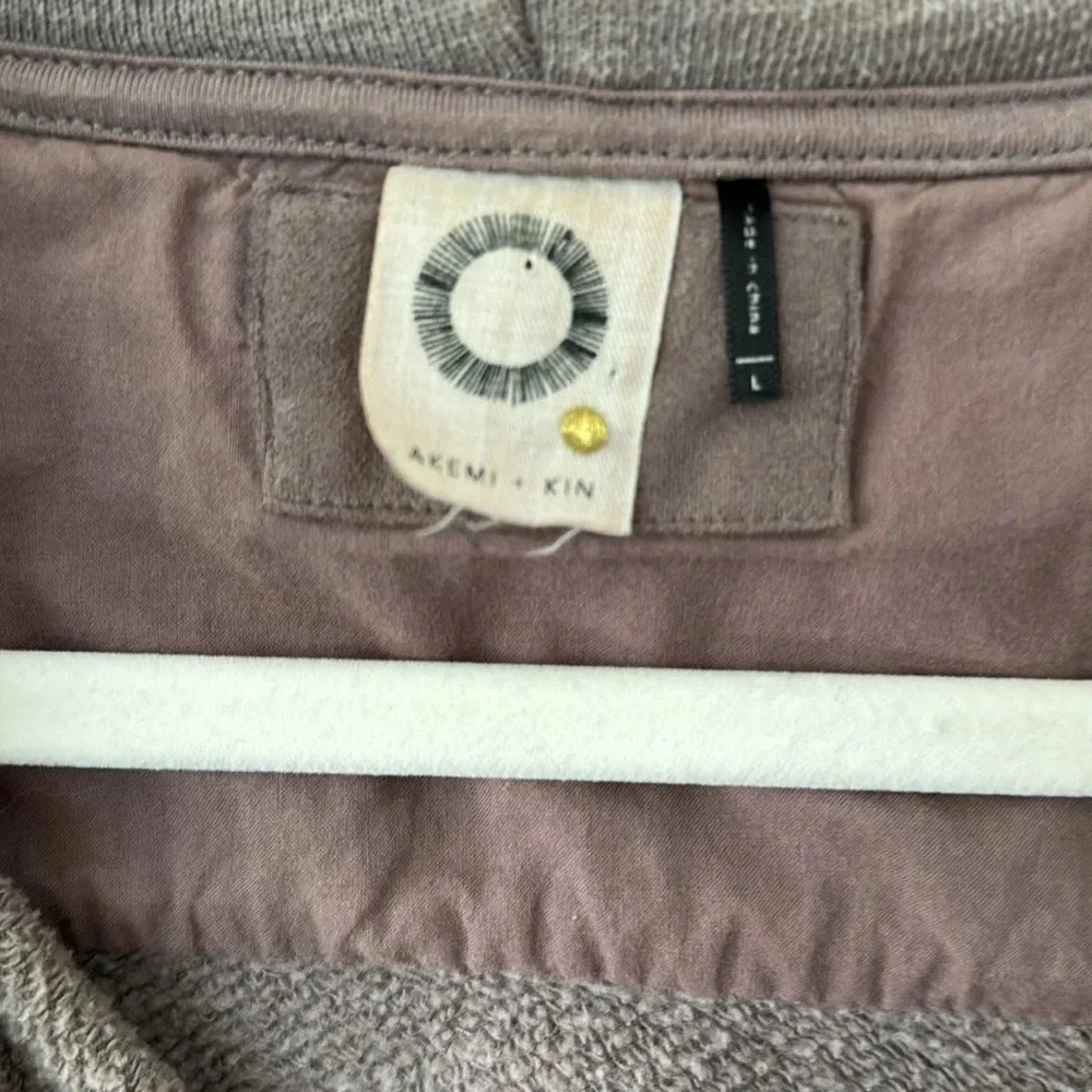 Akemi + Kin Hooded Full Zip Sweatshirt - Picture 5 of 7